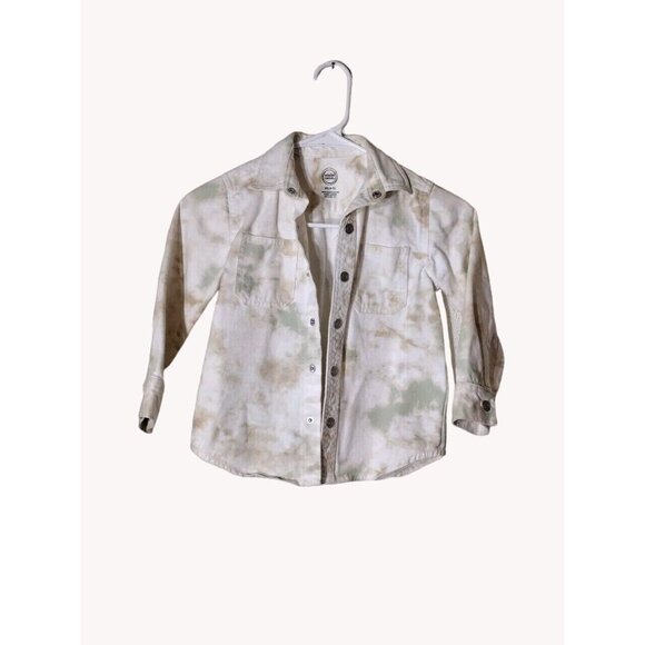 Wonder Nation Jacket XS Kids Tie Dye Snap Fall - Picture 1 of 15